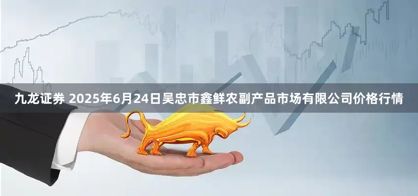 九龙证券 2025年6月24日吴忠市鑫鲜农副产品市场有限公司价格行情