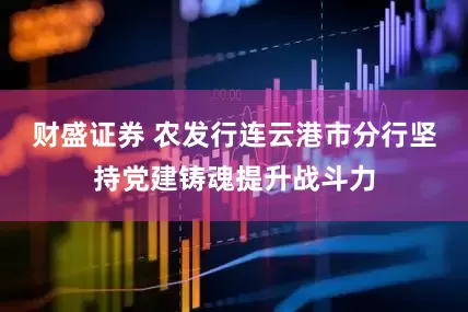 财盛证券 农发行连云港市分行坚持党建铸魂提升战斗力