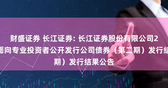 财盛证券 长江证券: 长江证券股份有限公司2025年面向专业投资者公开发行公司债券(第二期)发行结果公告