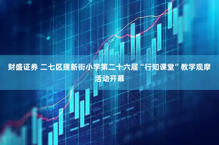 财盛证券 二七区建新街小学第二十六届“行知课堂”教学观摩活动开幕